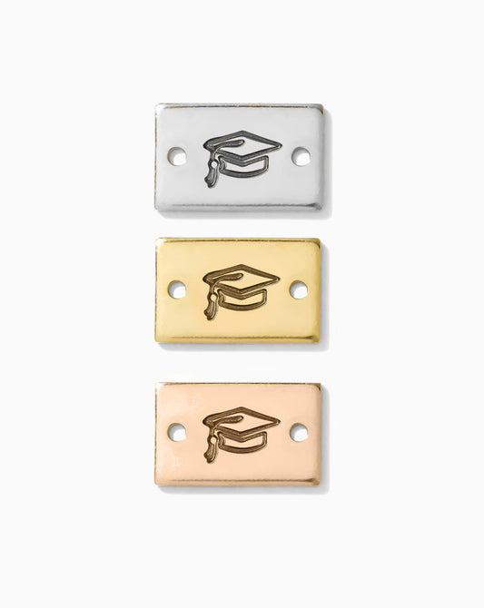 Graduation Cap Mini Bar Connector, SCN508