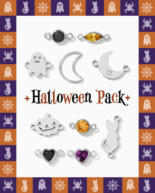 Halloween Connectors Pack - Sterling Silver