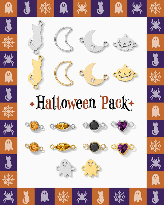 Halloween Connectors Pack - Sterling Silver & Gold Filled