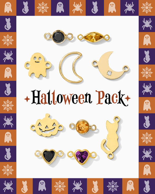 Halloween Connectors Pack - Gold Filled