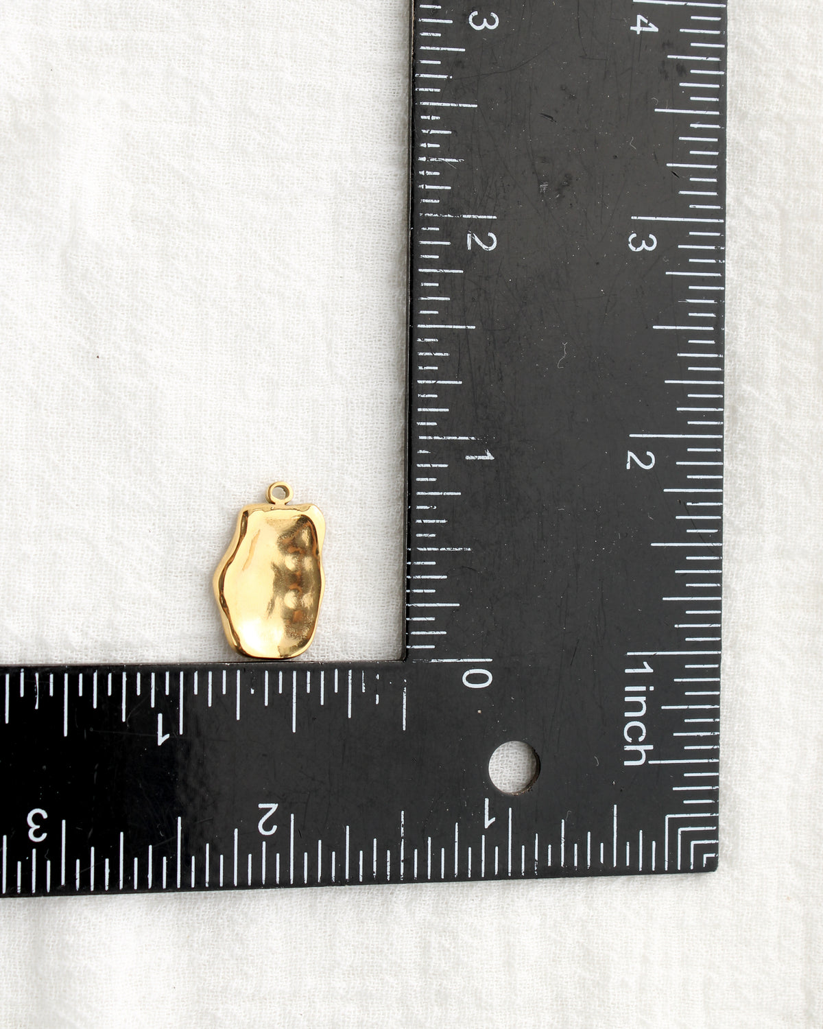 20mm Organic Rectangle PVD Charm, CH482