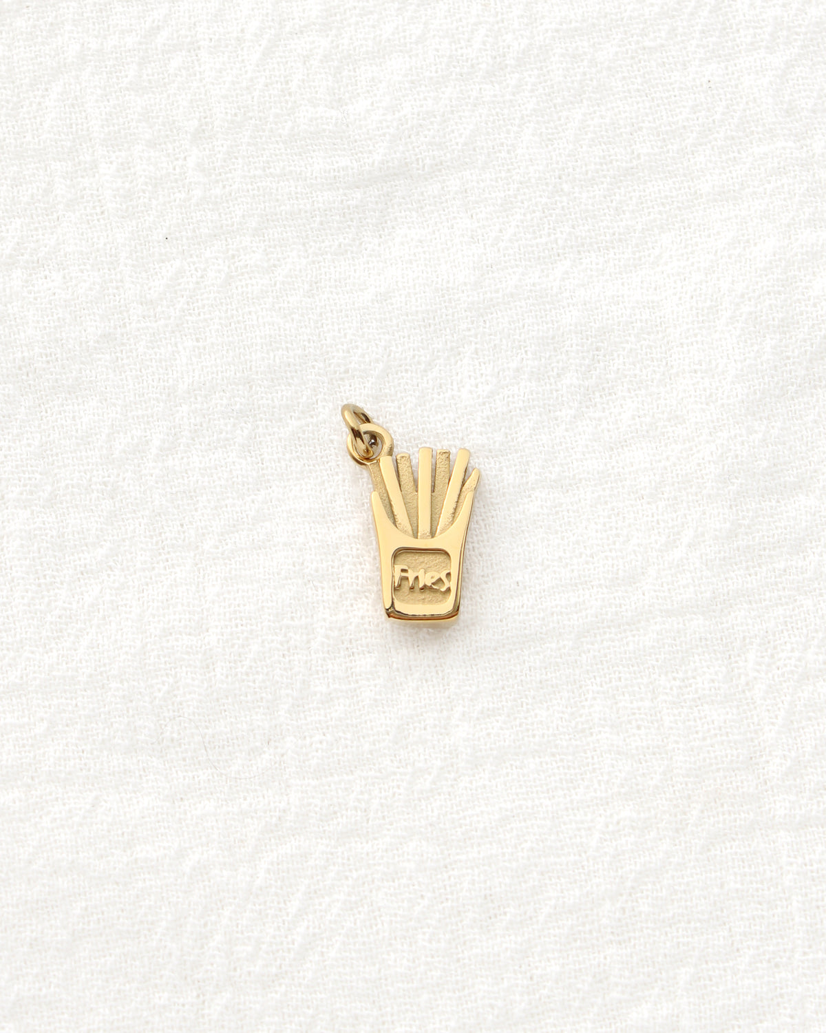 18mm Fries PVD Charm, CH467