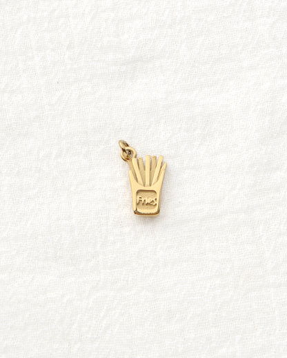 18mm Fries PVD Charm, CH467