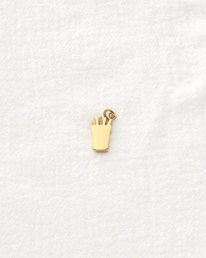 18mm Fries PVD Charm, CH467