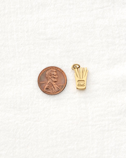 18mm Fries PVD Charm, CH467