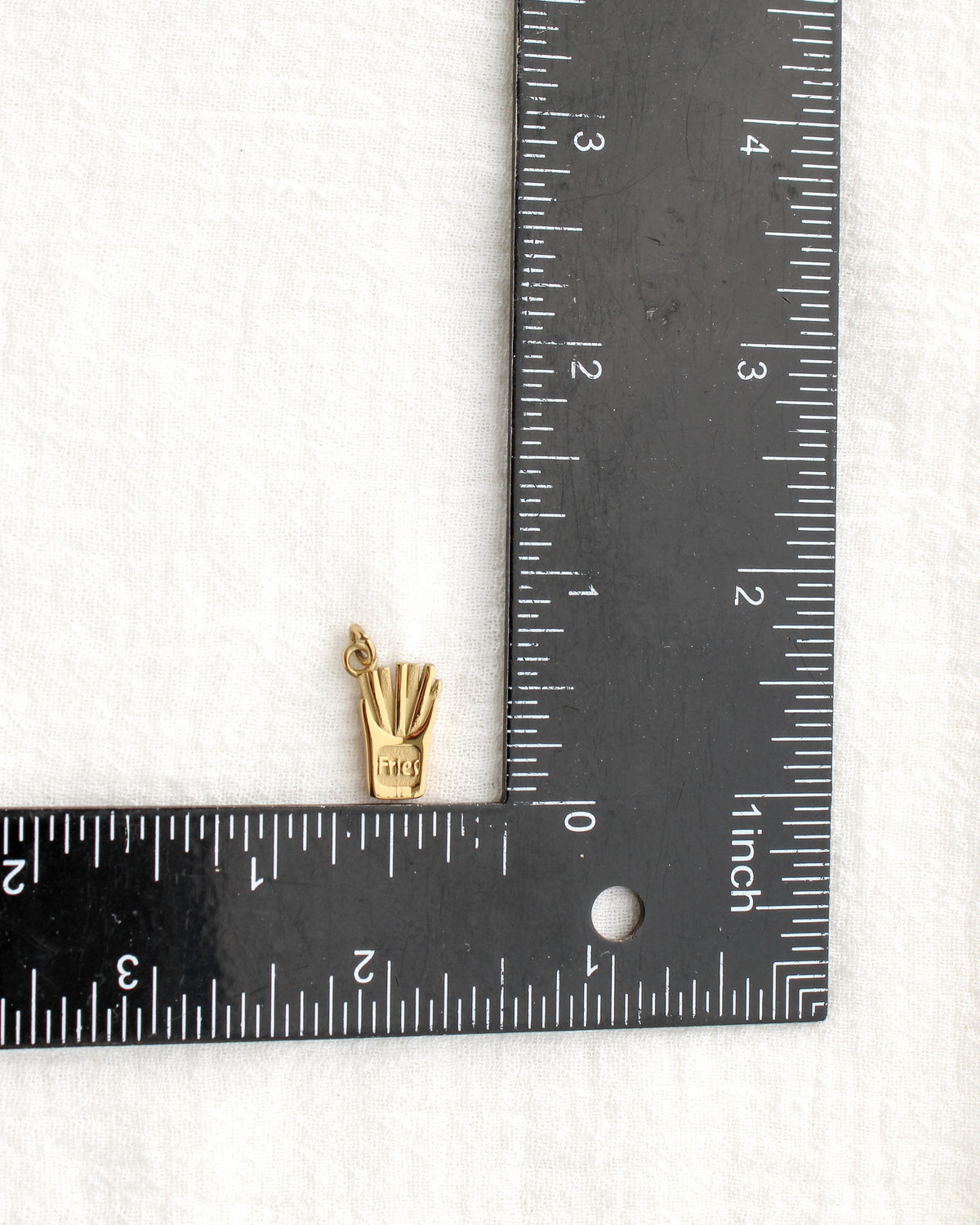18mm Fries PVD Charm, CH467