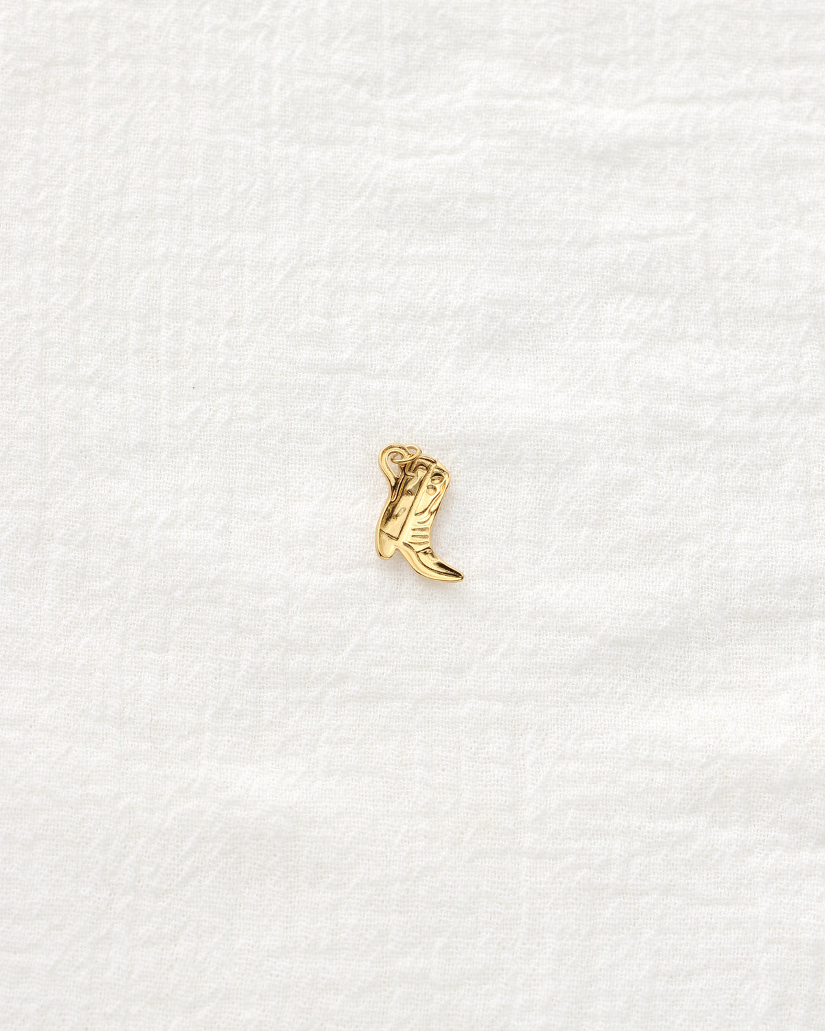 14mm Cowgirl Boot PVD Charm, CH463