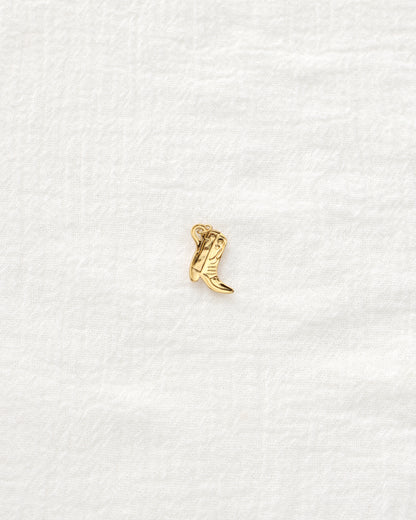 14mm Cowgirl Boot PVD Charm, CH463