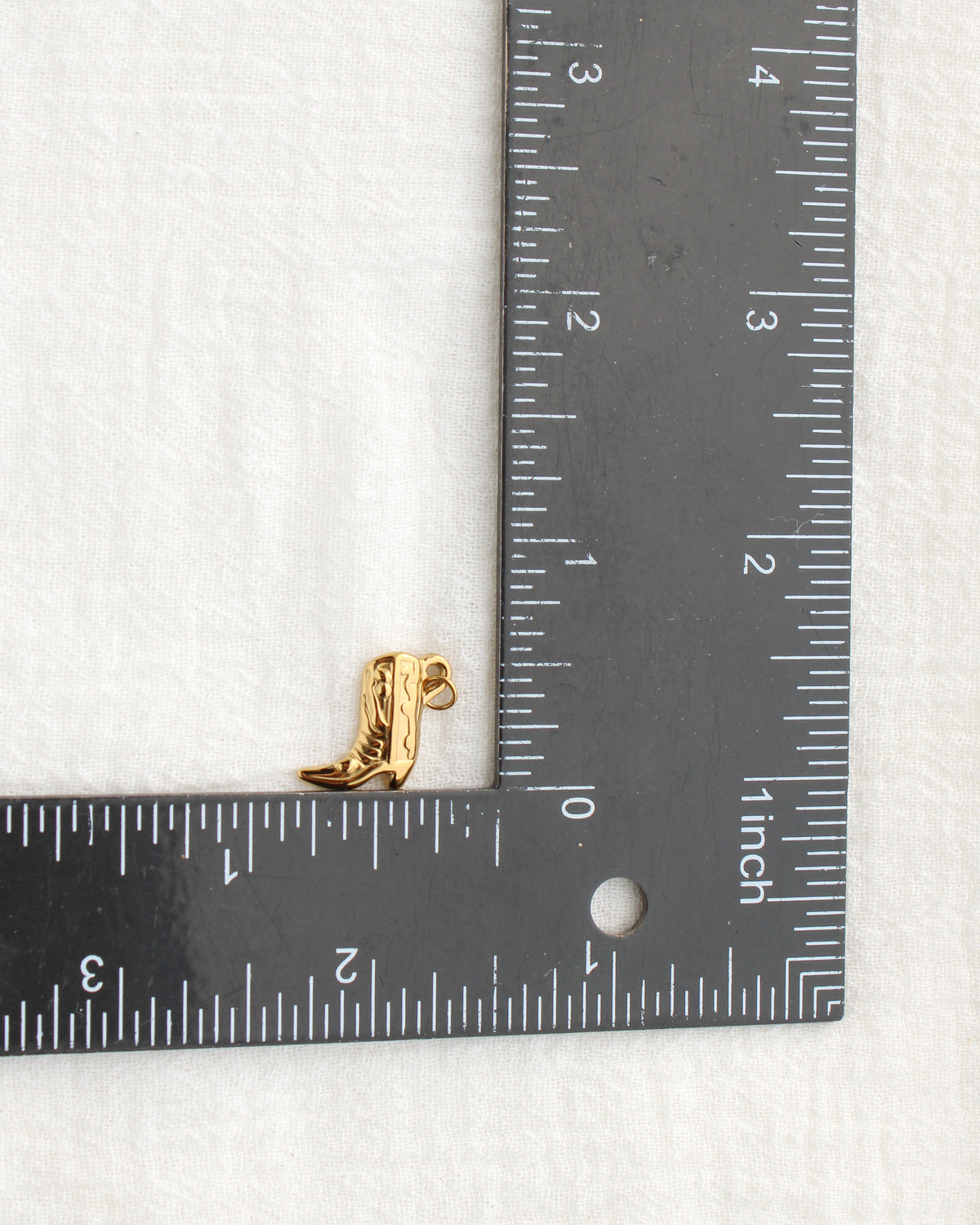 14mm Cowgirl Boot PVD Charm, CH463