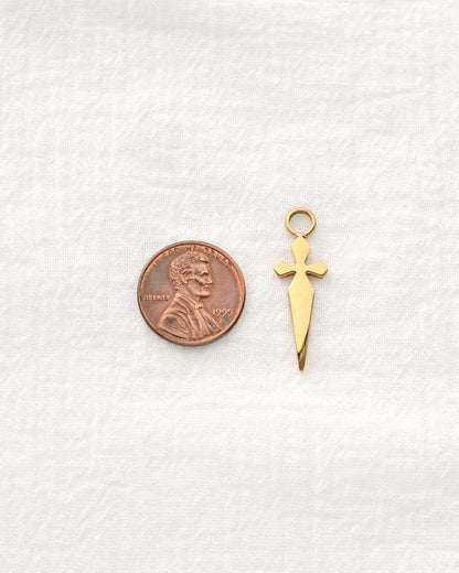 30mm Dagger PVD Charm, CH485