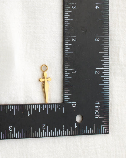 30mm Dagger PVD Charm, CH485