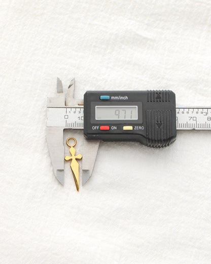 30mm Dagger PVD Charm, CH485