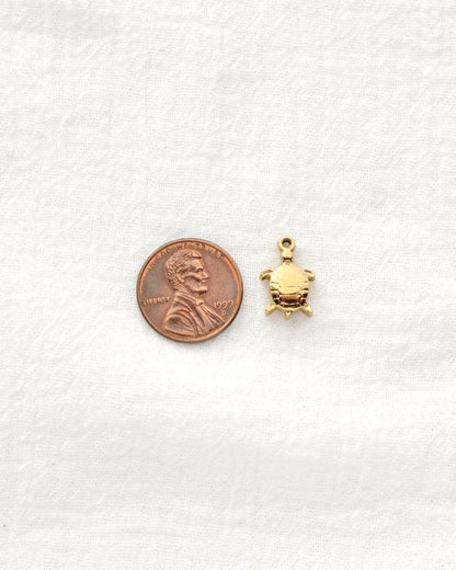 15mm Turtle PVD Charm, CH479