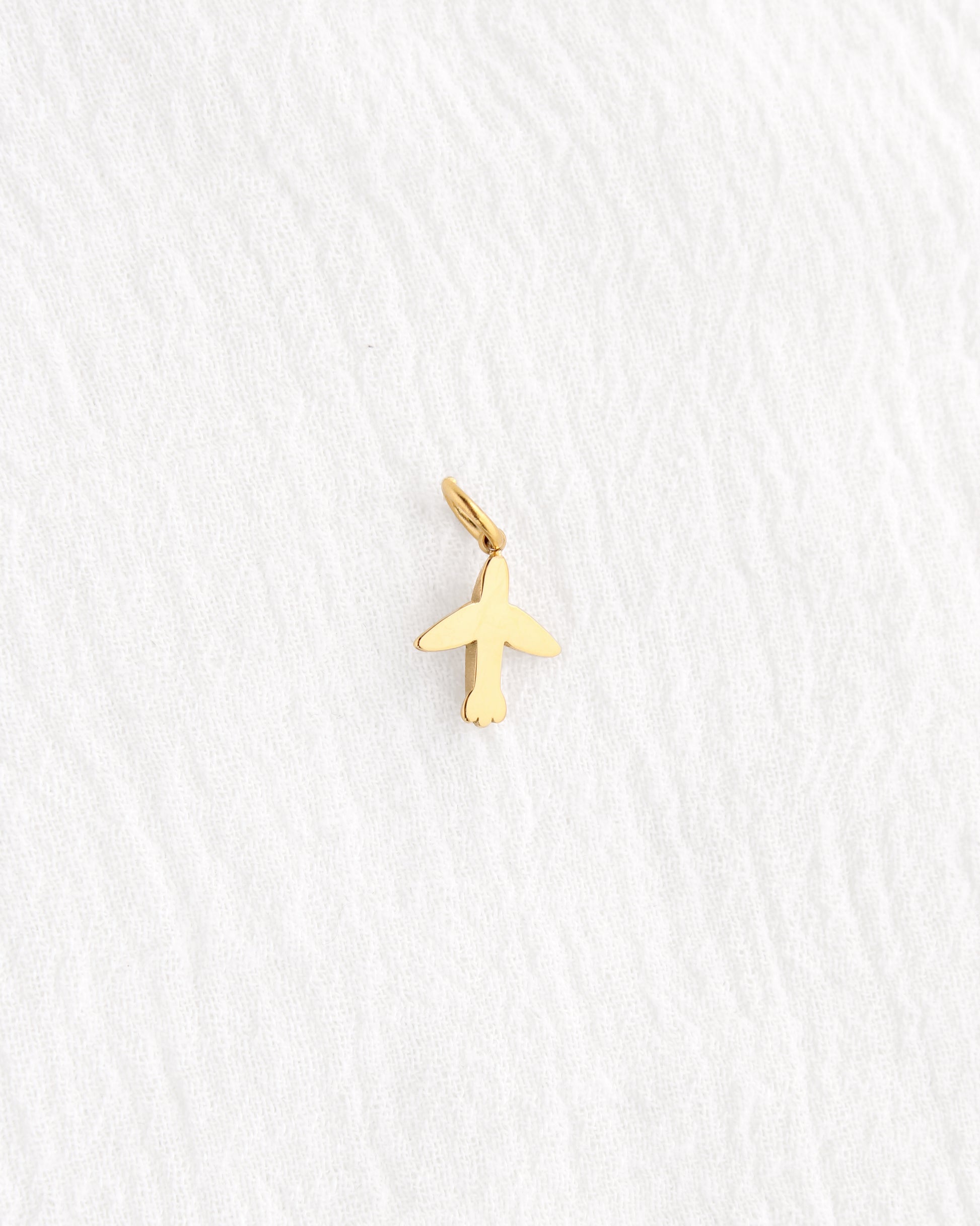 14mm Airplane PVD Charm, CH386