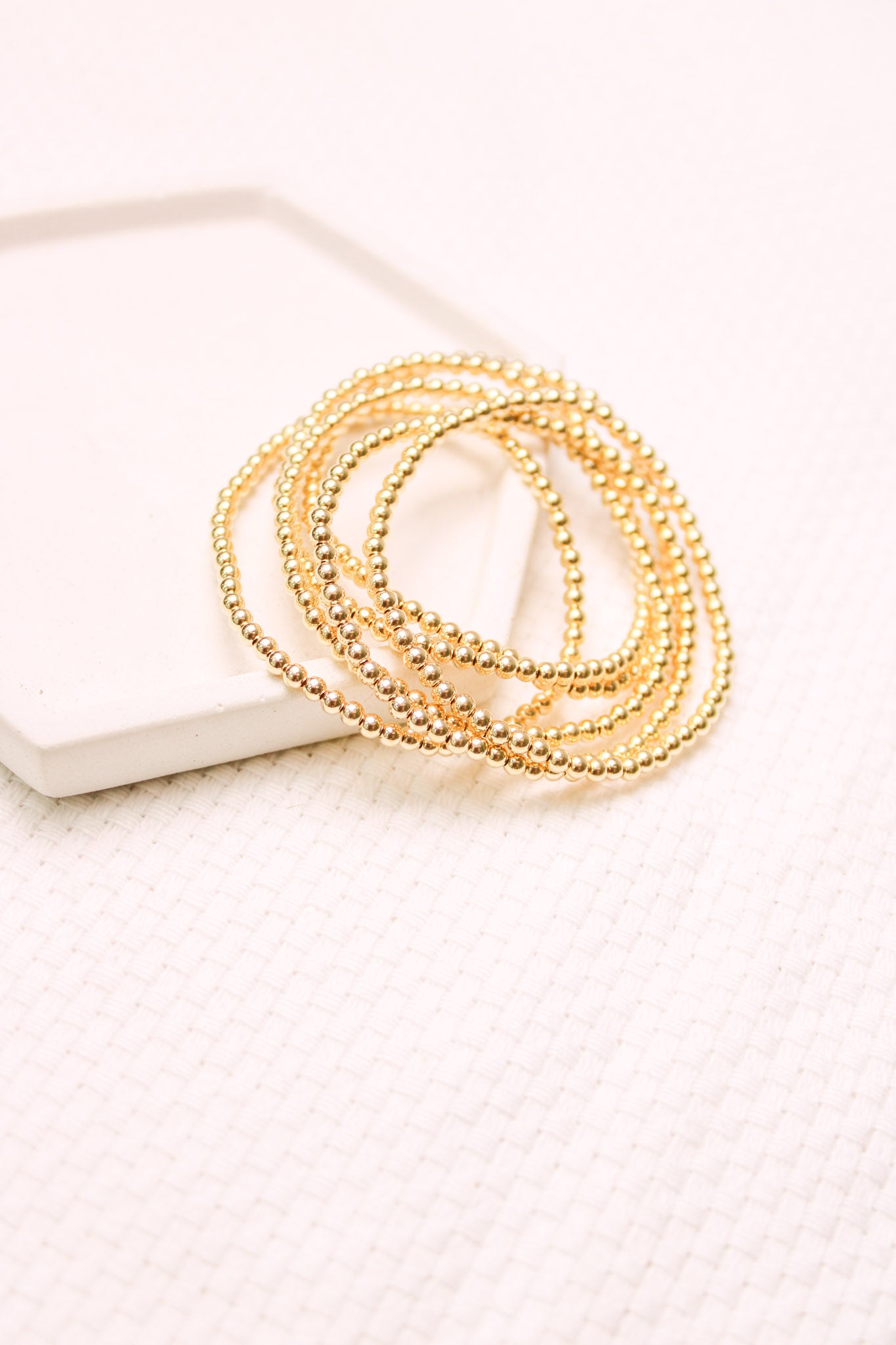 6.5" 3mm Beaded Bracelet, BR5