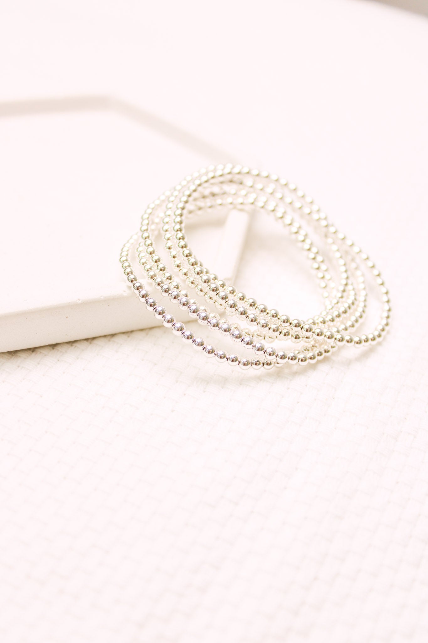 6.5" 3mm Beaded Bracelet, BR5