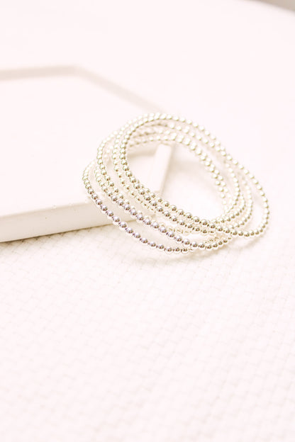 6.5" 3mm Beaded Bracelet, BR5