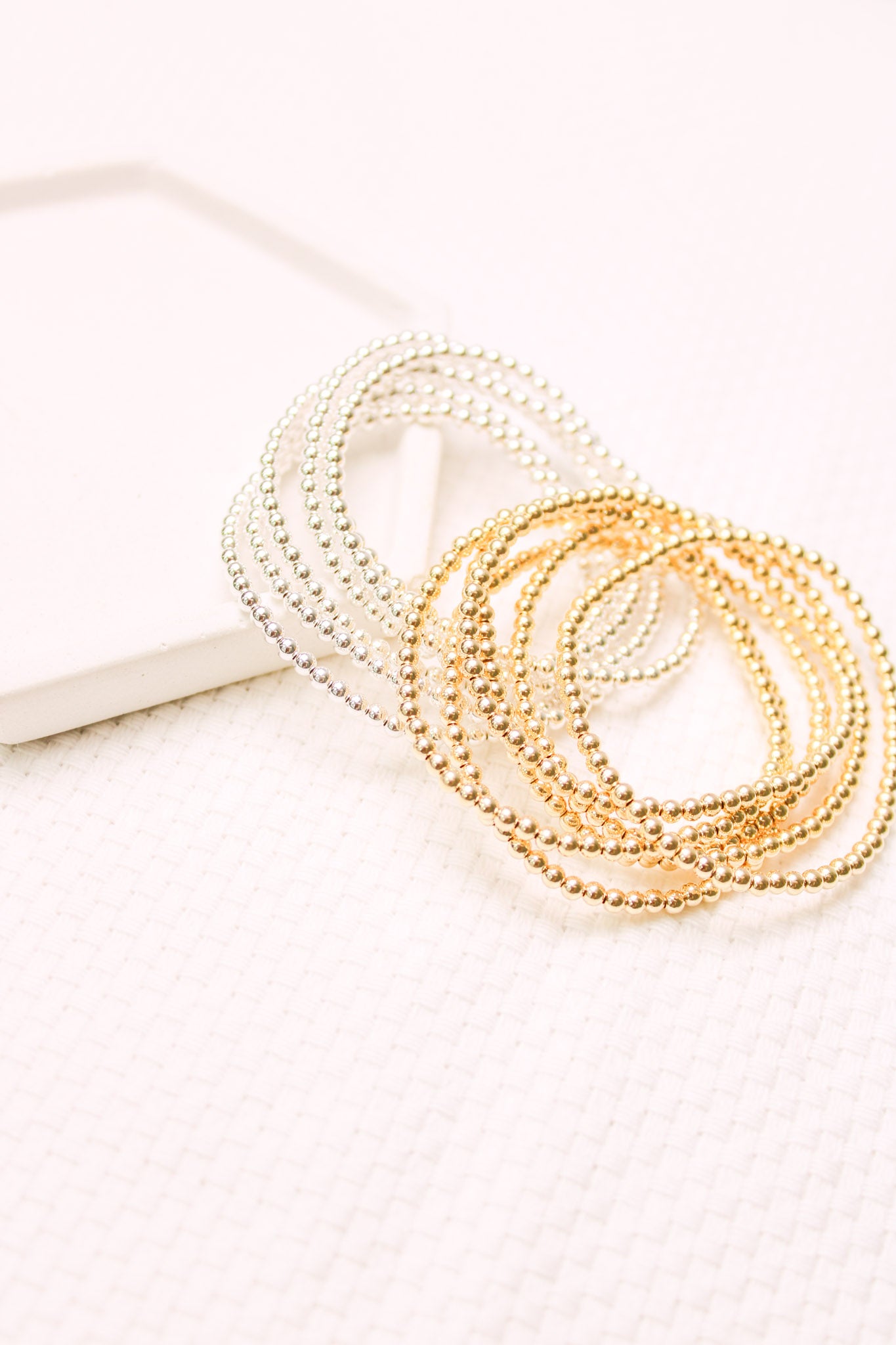 6.5" 3mm Beaded Bracelet, BR5