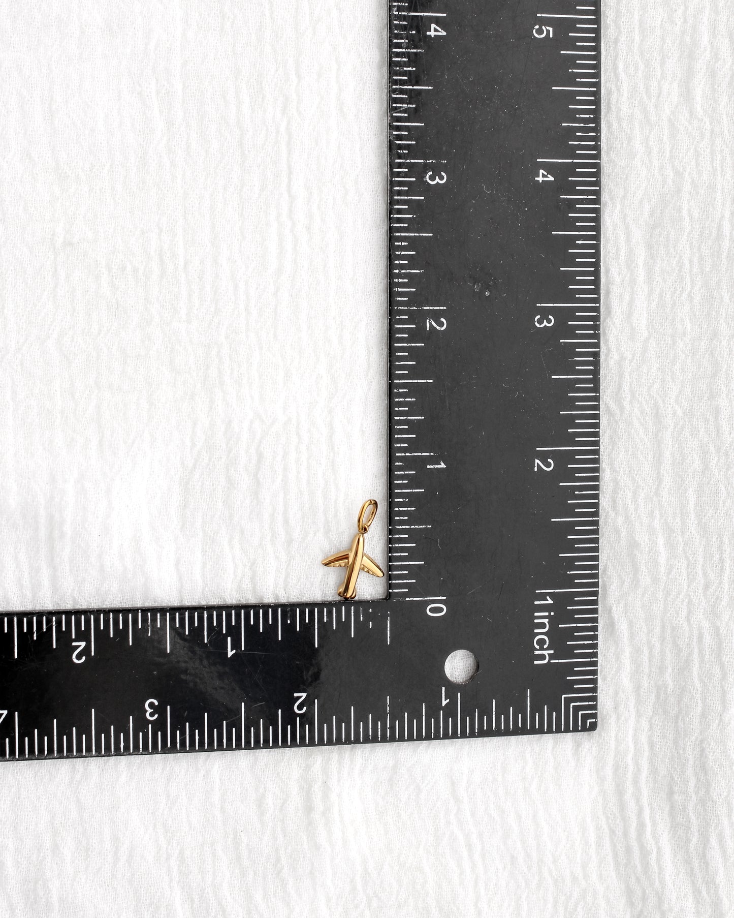 14mm Airplane PVD Charm, CH386