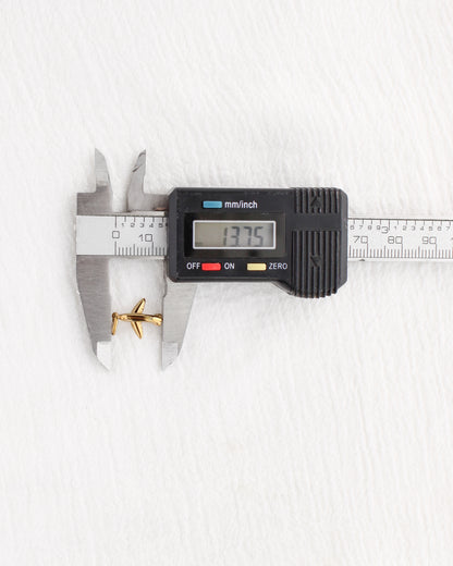 14mm Airplane PVD Charm, CH386