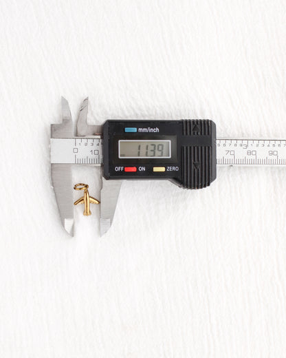 14mm Airplane PVD Charm, CH386