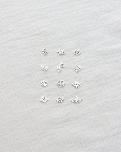 Birth Flower Connector, CN403-CN414