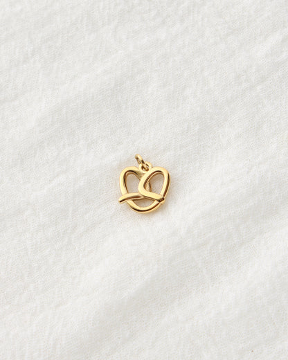 13mm Pretzel PVD Charm, CH468