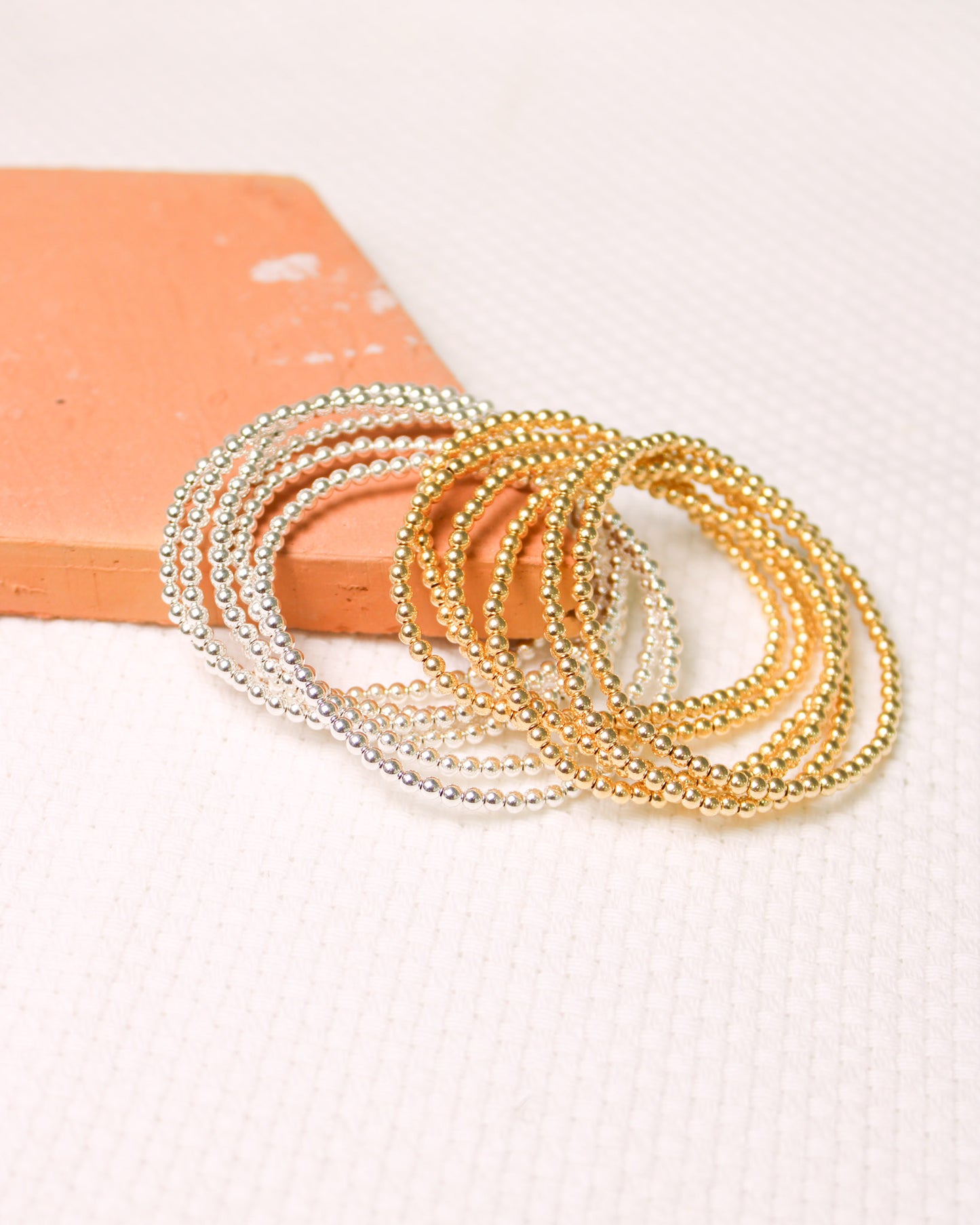 6.5" 3mm Beaded Bracelet, BR5