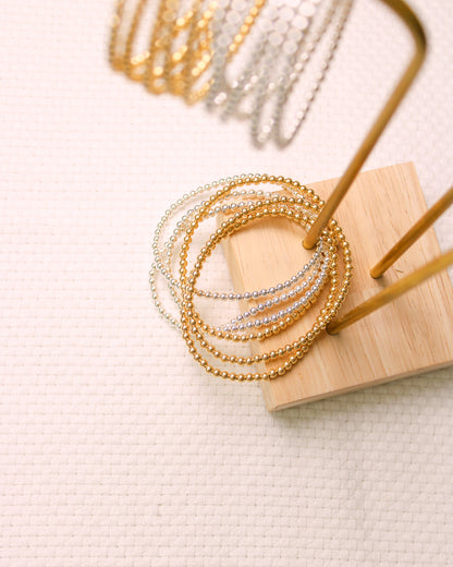 6.5" 3mm Beaded Bracelet, BR5