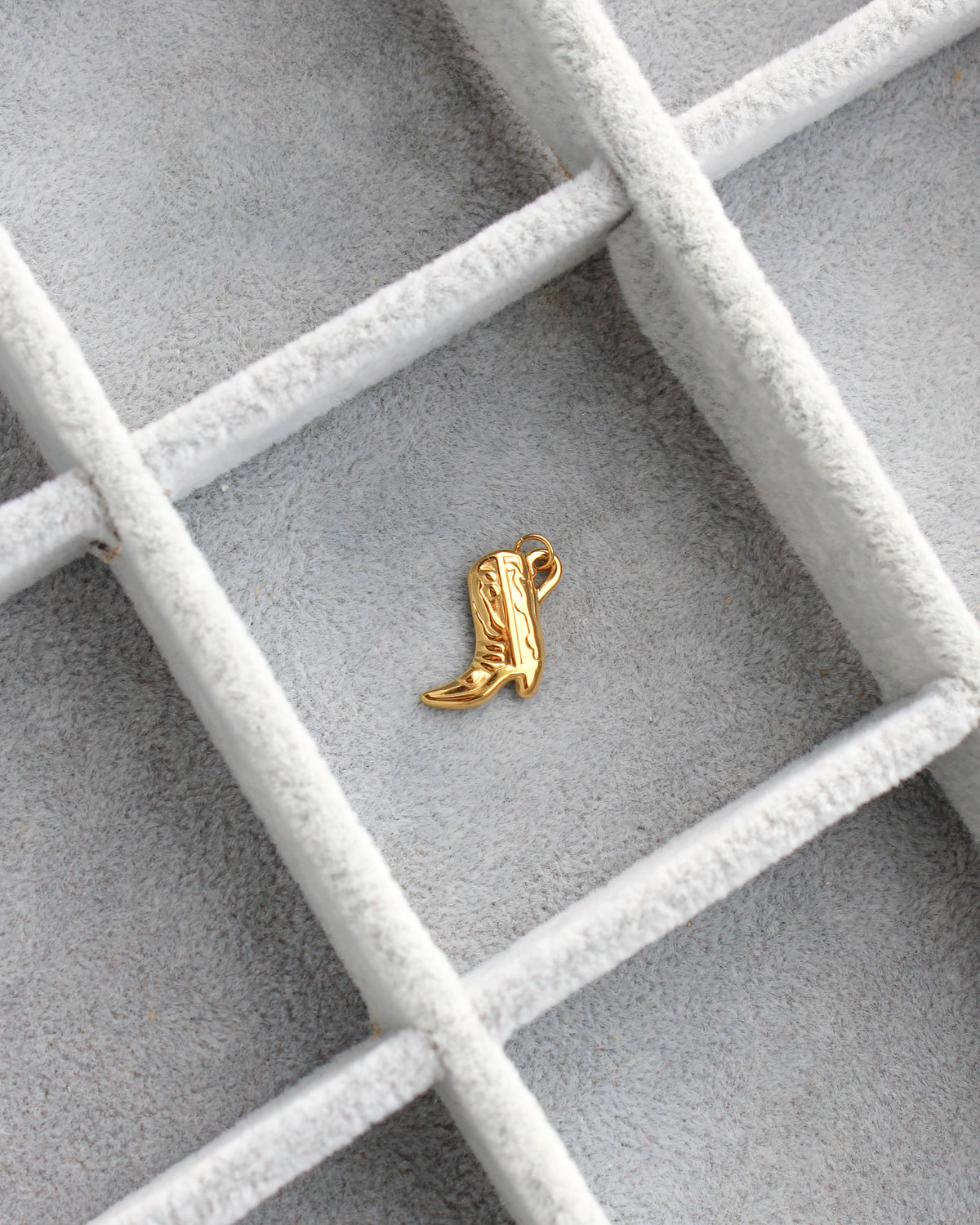 14mm Cowgirl Boot PVD Charm, CH463
