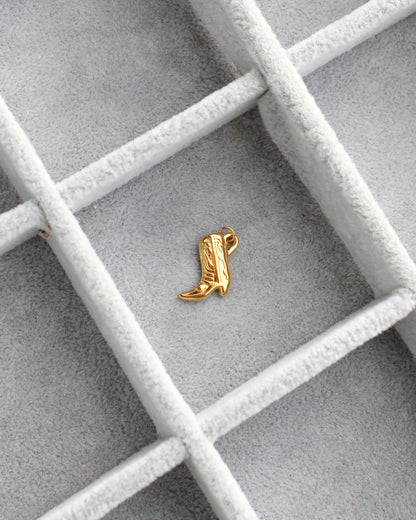 14mm Cowgirl Boot PVD Charm, CH463