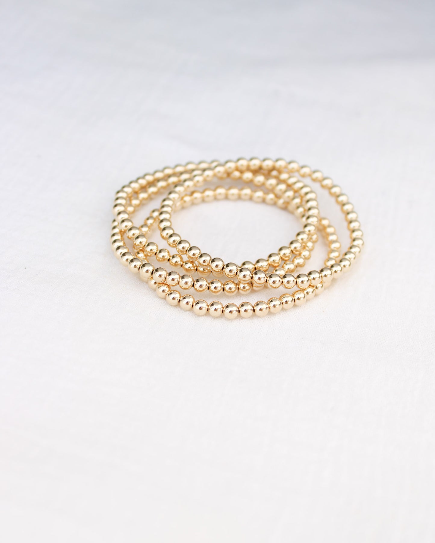 6.5" 4mm Beaded Bracelet, BR6