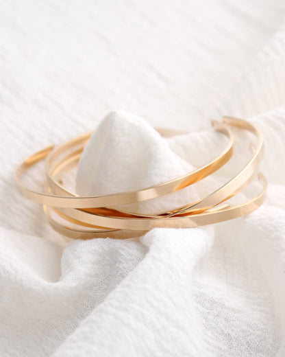 3mm Flat Cuff Bracelet, BR68