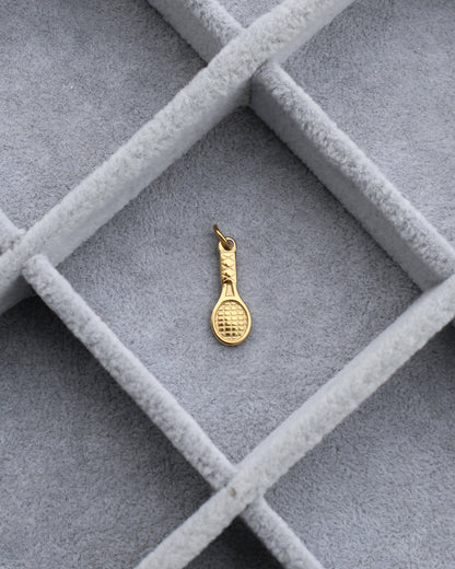 21mm Tennis Racket PVD Charm, CH391