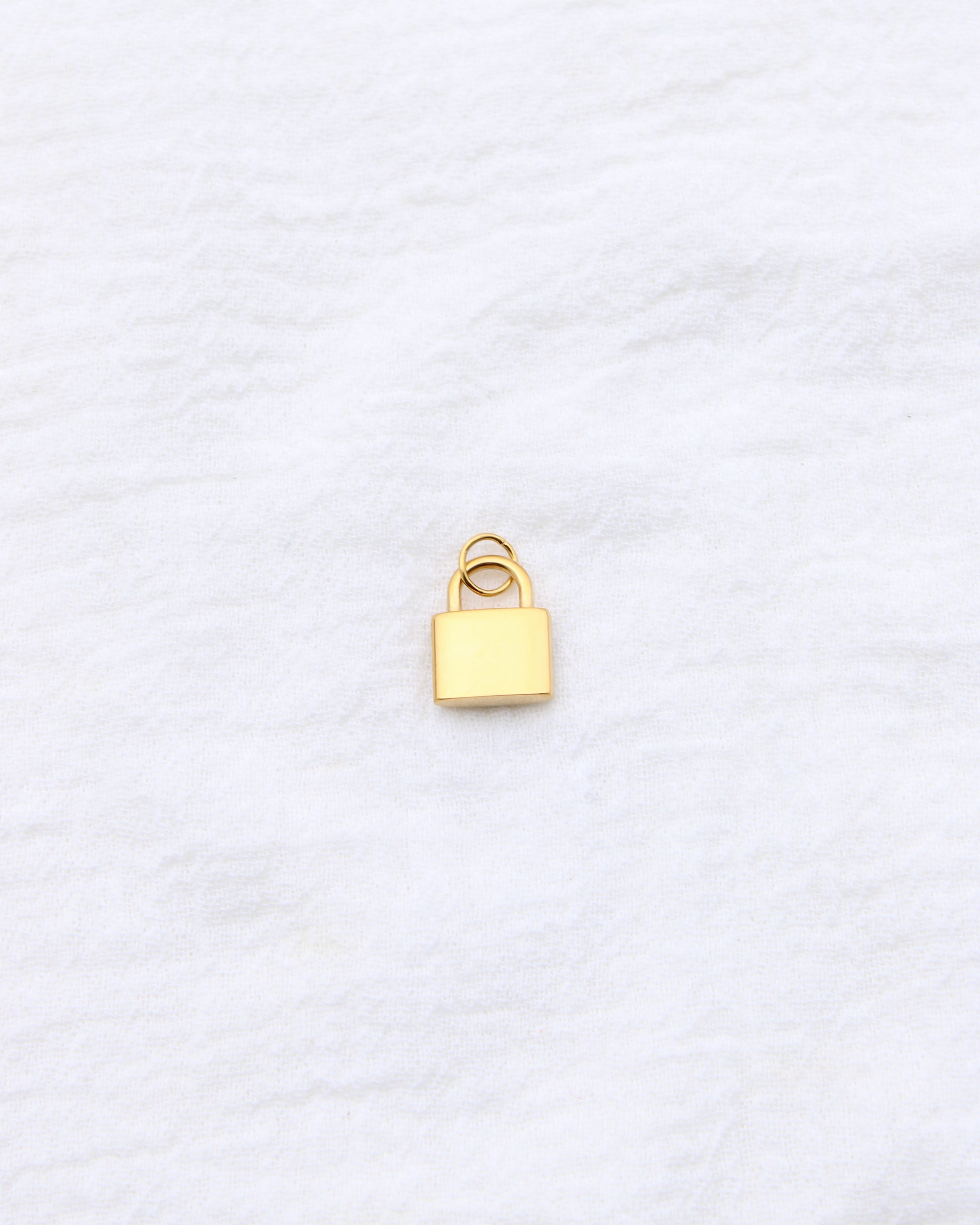 14mm Lock w/ Multi CZ PVD Charm, CH392