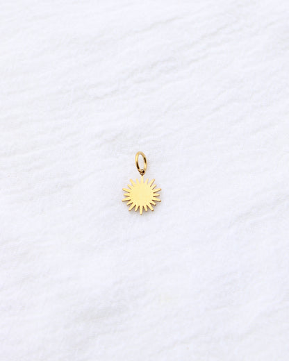 14mm Sun w/ Zircon PVD Charm, CH389
