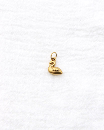 12mm Swan PVD Charm, CH390