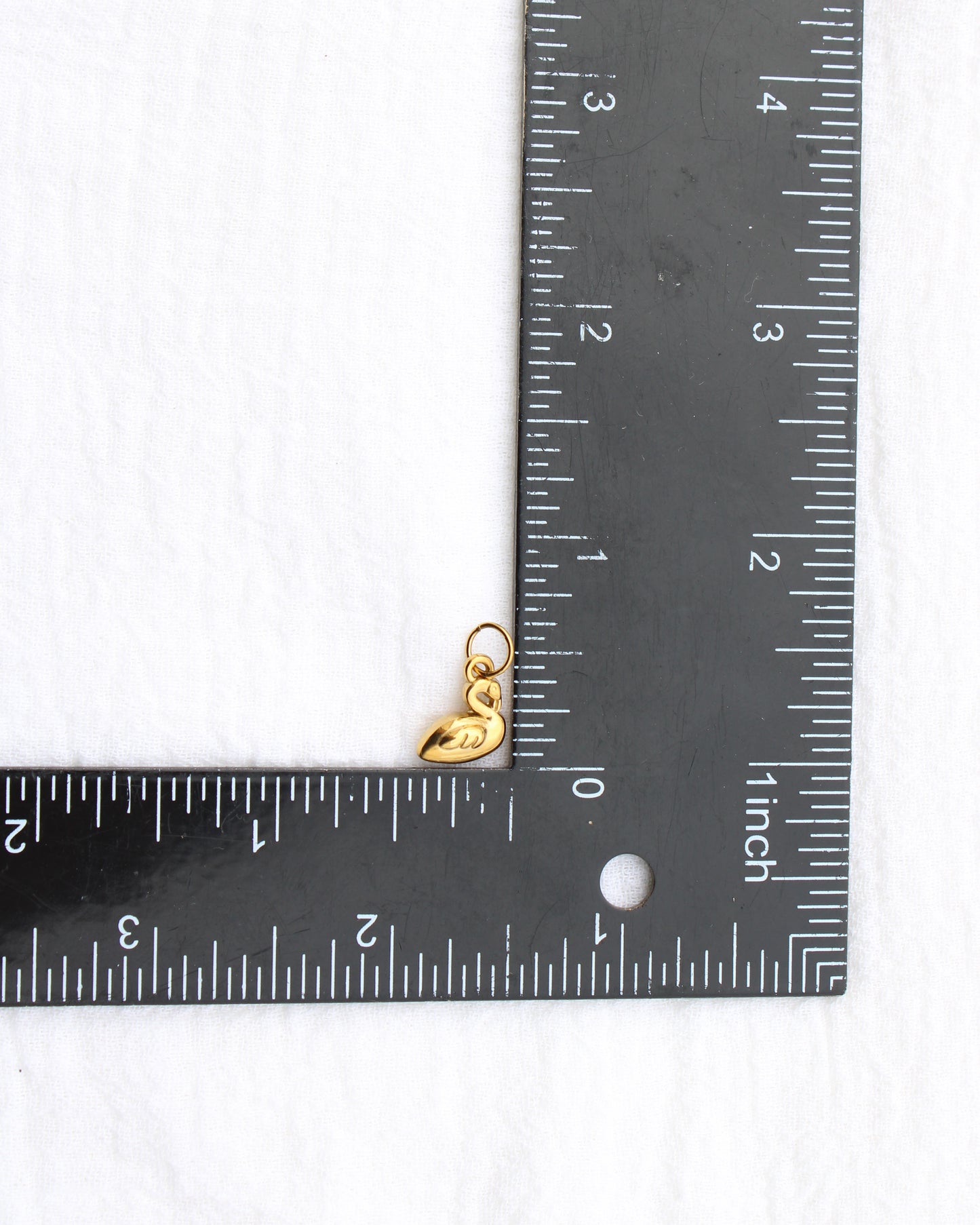 12mm Swan PVD Charm, CH390