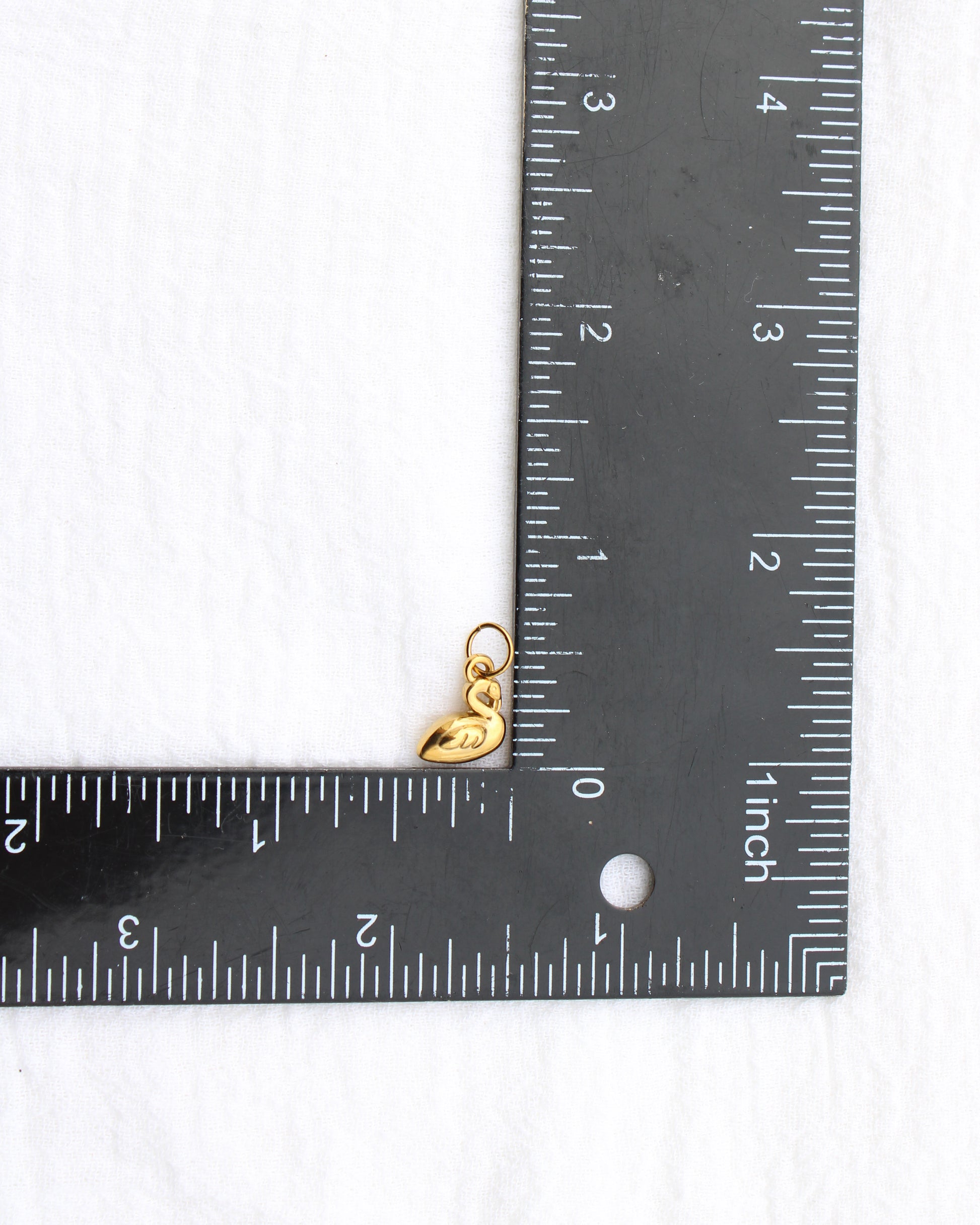 12mm Swan PVD Charm, CH390