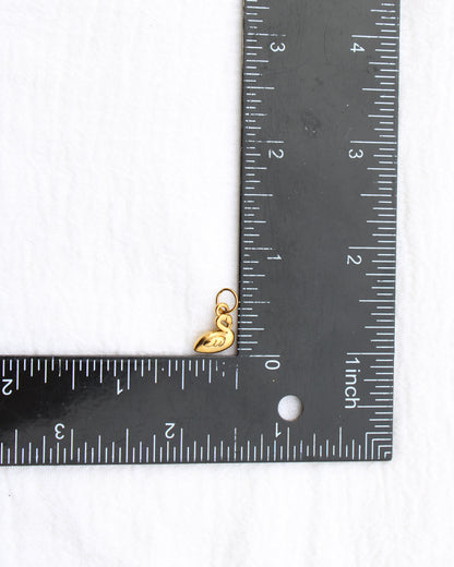 12mm Swan PVD Charm, CH390