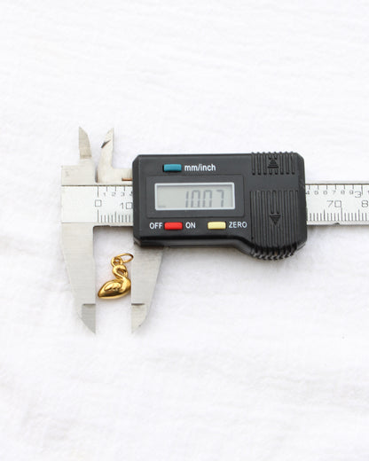 12mm Swan PVD Charm, CH390