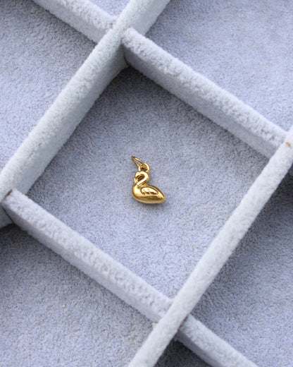 12mm Swan PVD Charm, CH390
