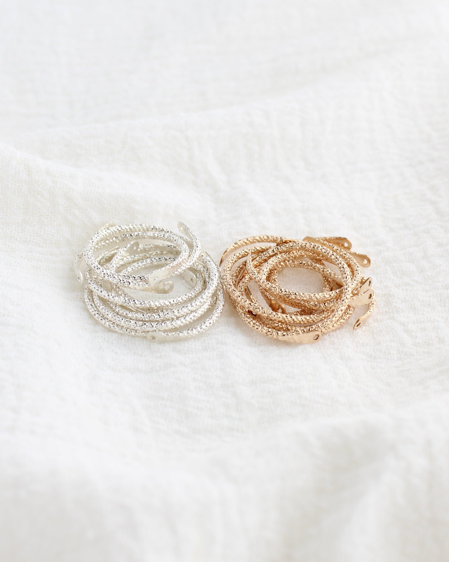 1.4mm Sparkly Cuff Ring, R73