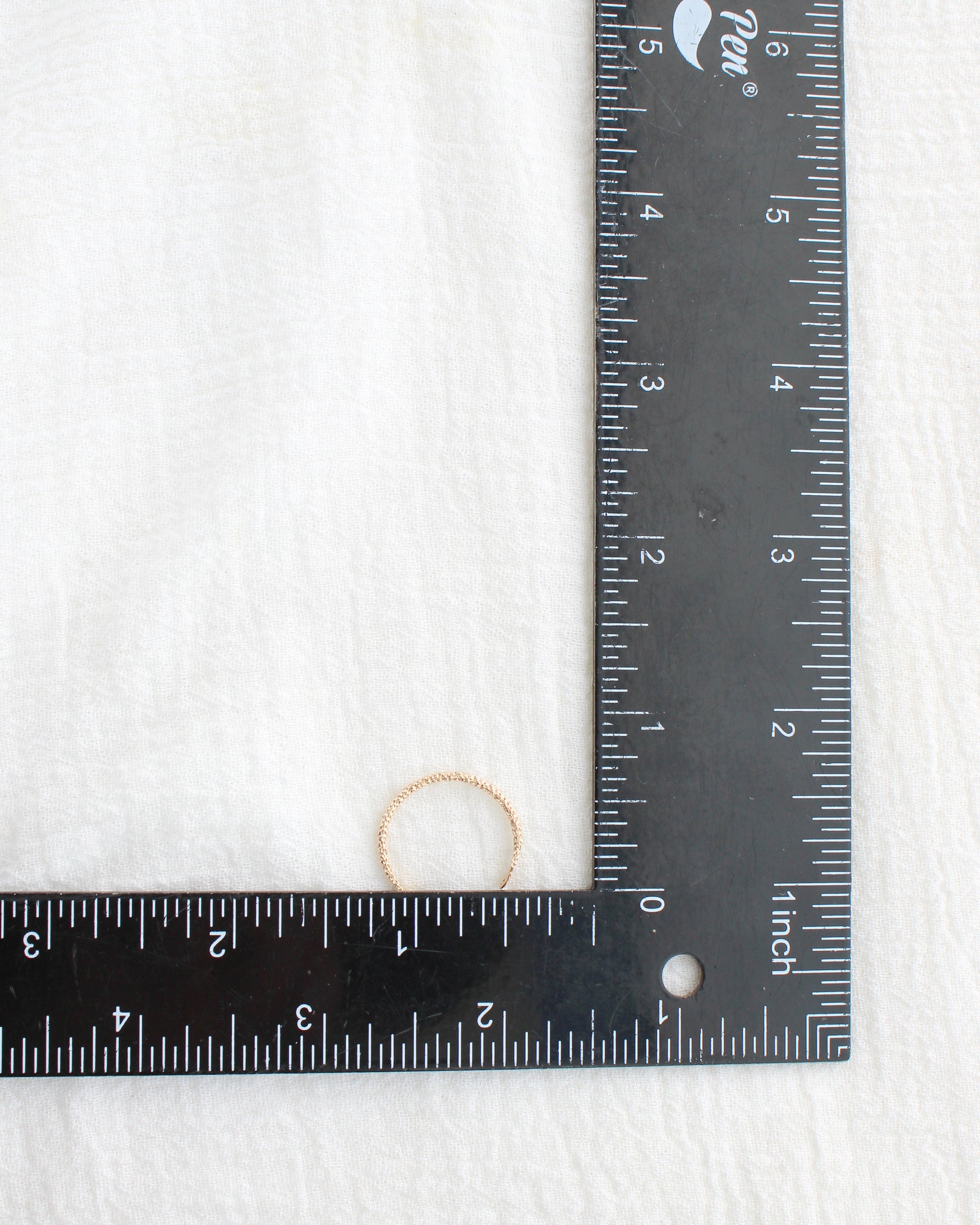 1.4mm Sparkly Cuff Ring, R73