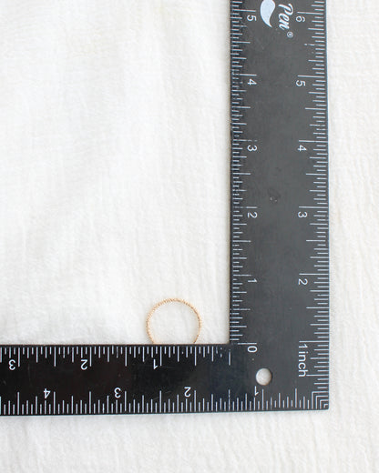 1.4mm Sparkly Cuff Ring, R73