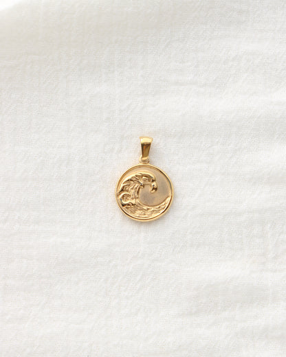 21mm Wave Disc PVD Charm, CH506