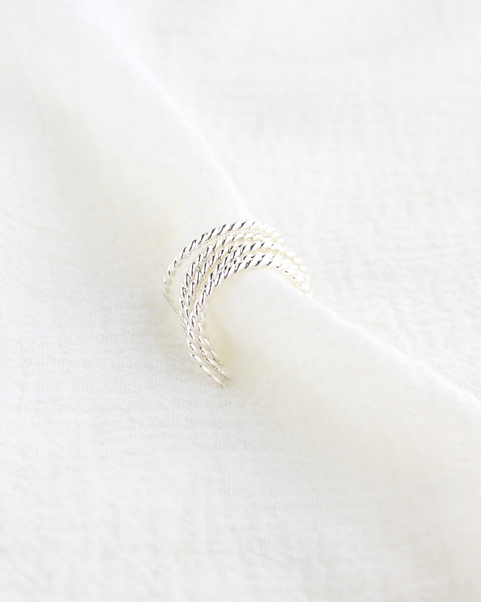 1.3mm Twisted Cuff Ring, R72