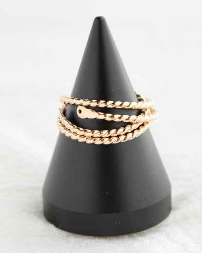 1.3mm Twisted Cuff Ring, R72