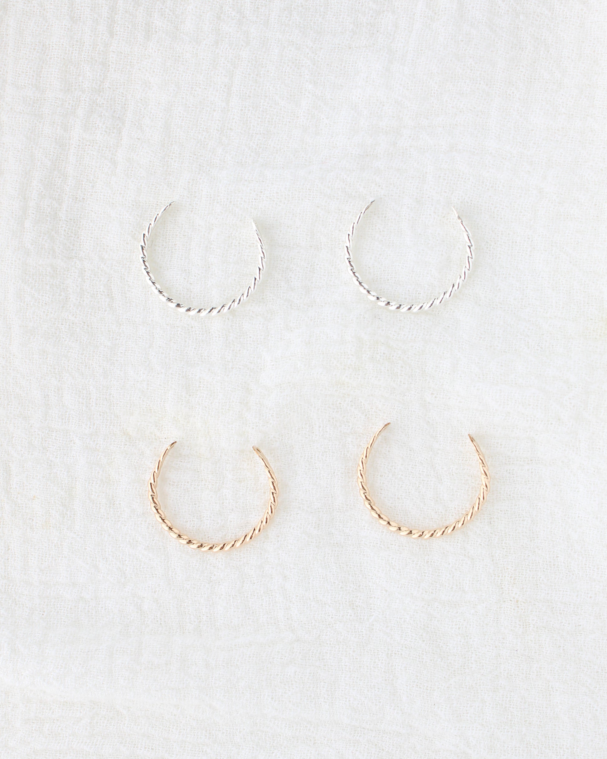 1.3mm Twisted Cuff Ring, R72
