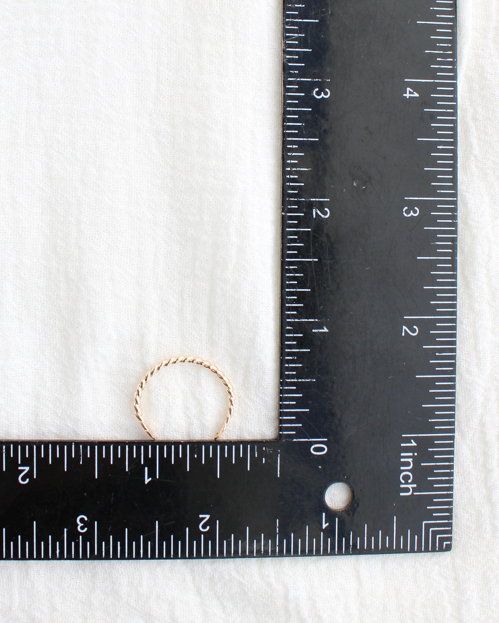 1.3mm Twisted Cuff Ring, R72